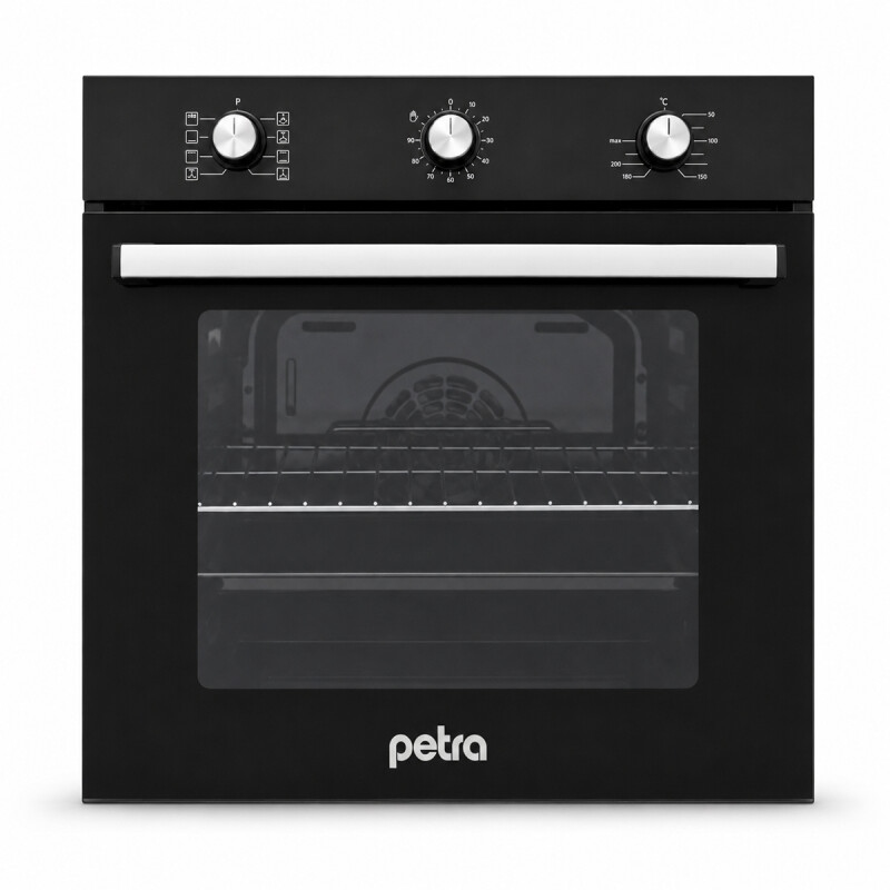 Horno Empotrar Convección Eléctrico Petra 71 L Negro Clase A Horno Empotrar Convección Eléctrico Petra 71 L Negro Clase A