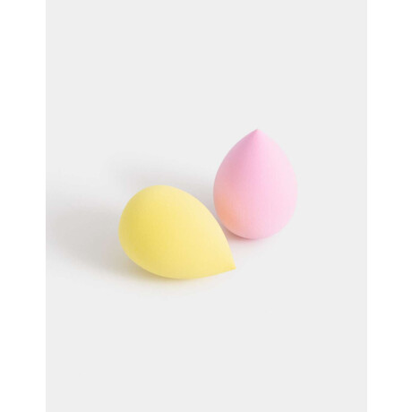 Set De 2 Esponjas Para Maquillaje Ultra Suaves Combinacion Bicolor