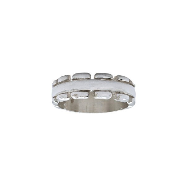 Alianza Franja-Plata 925-Sin Piedra-AN4018 Sinpiedra