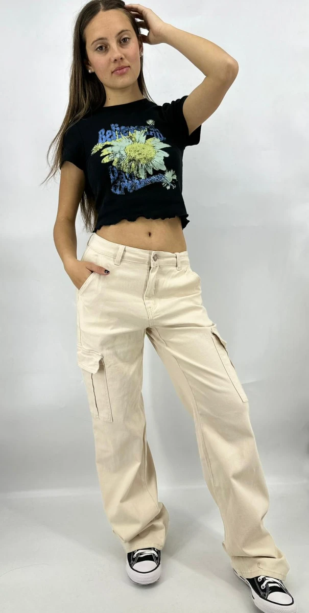 PANTALON SLOWLY RIHANA - CRUDO 
