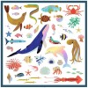 Set de 160 stickers Del mar