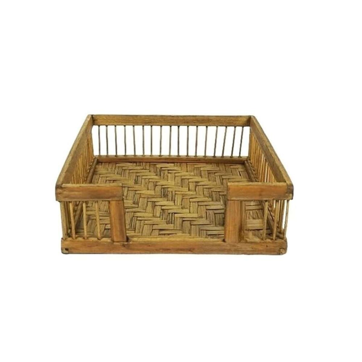Servillertero Rectangular 18X18Xh6Cms - Bambu 