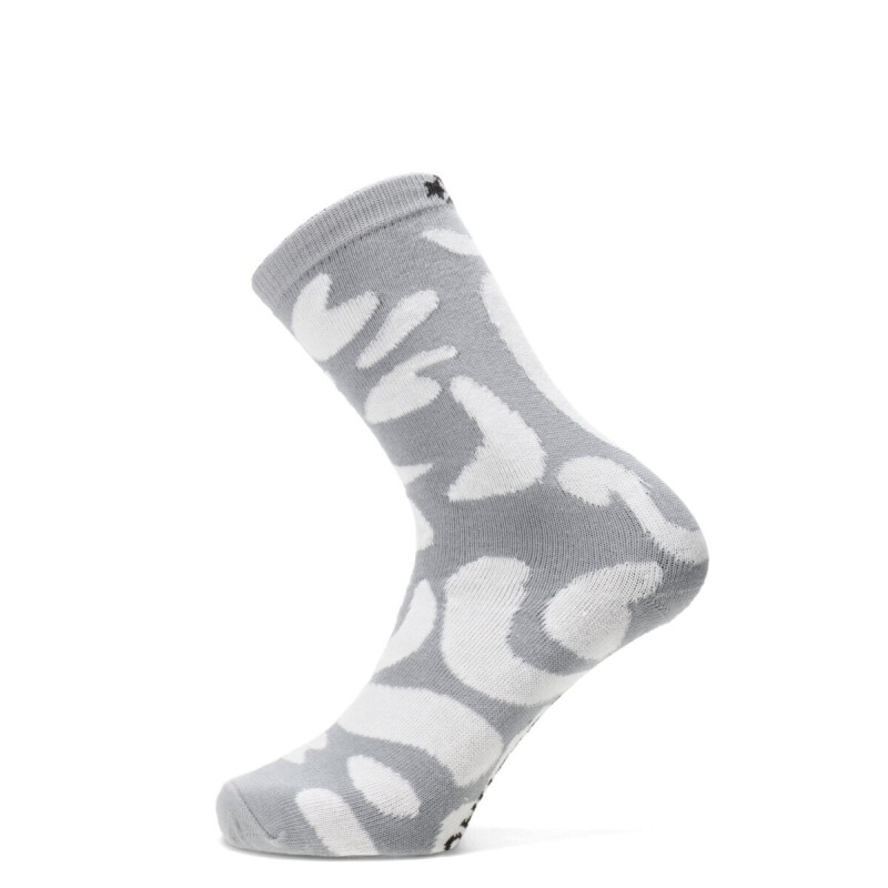 Medias Unisex Converse Caña Alta Gris - Blanco