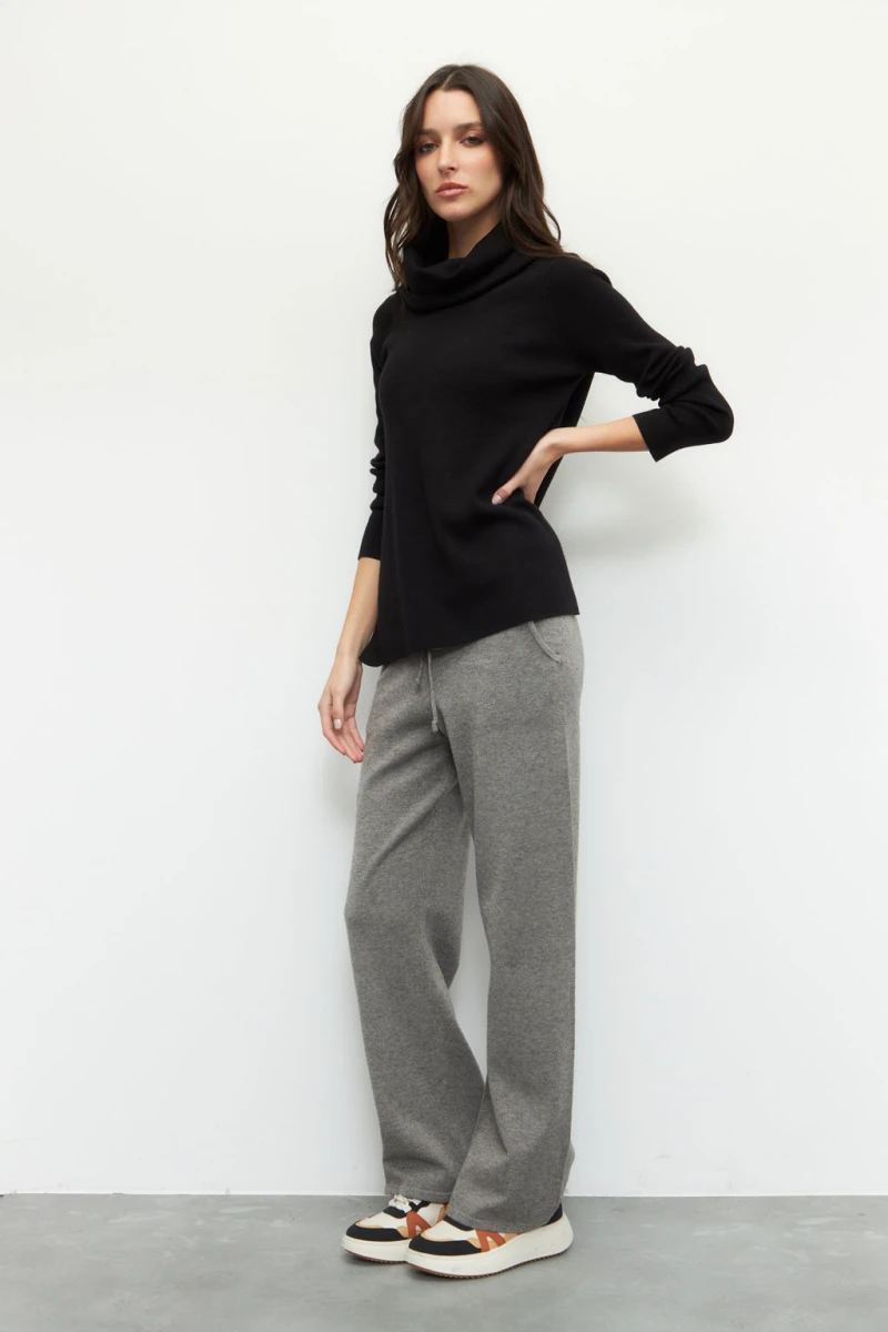 PANTALÓN TEDY Gris Melange