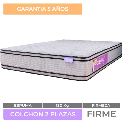 Colchón Inducol Doble Euro Top Espuma D60 D35 2 Plazas Arlene 140x190x29 Firmeza Extrema 140K Colchón Inducol Doble Euro Top Espuma D60 D35 2 Plazas Arlene 140x190x29 Firmeza Extrema 140K