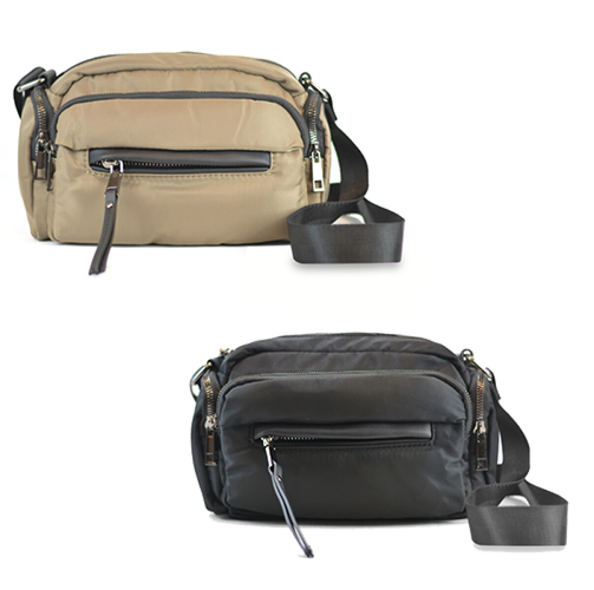 BANDOLERA LINCOLNS -BEIRUT- Nylon -Arena/Negra - Sin color 