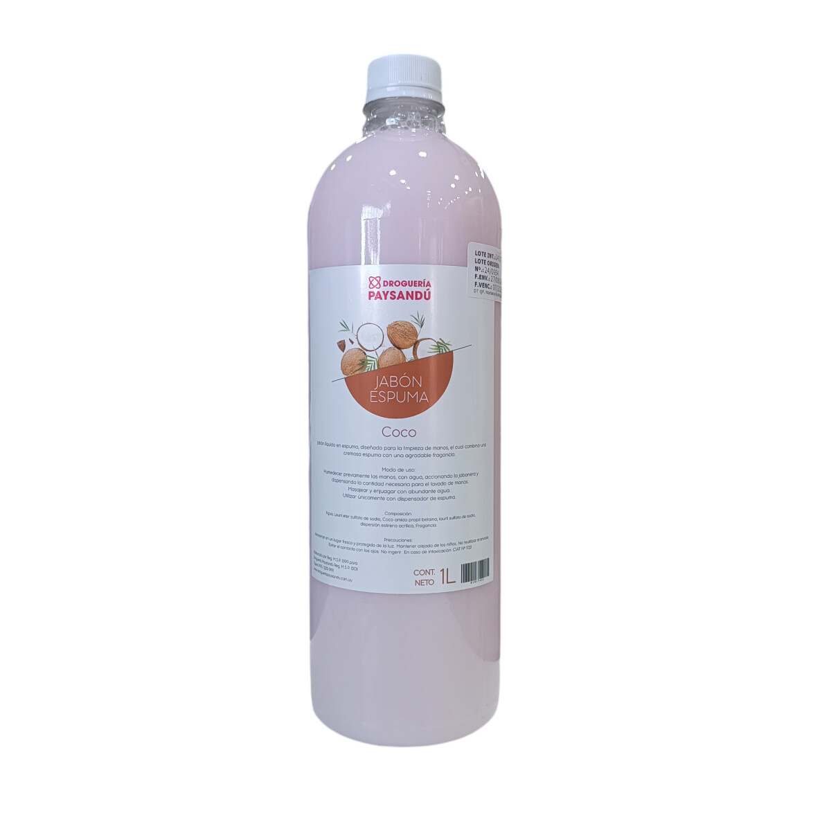 Jabón espuma Coco 1L 