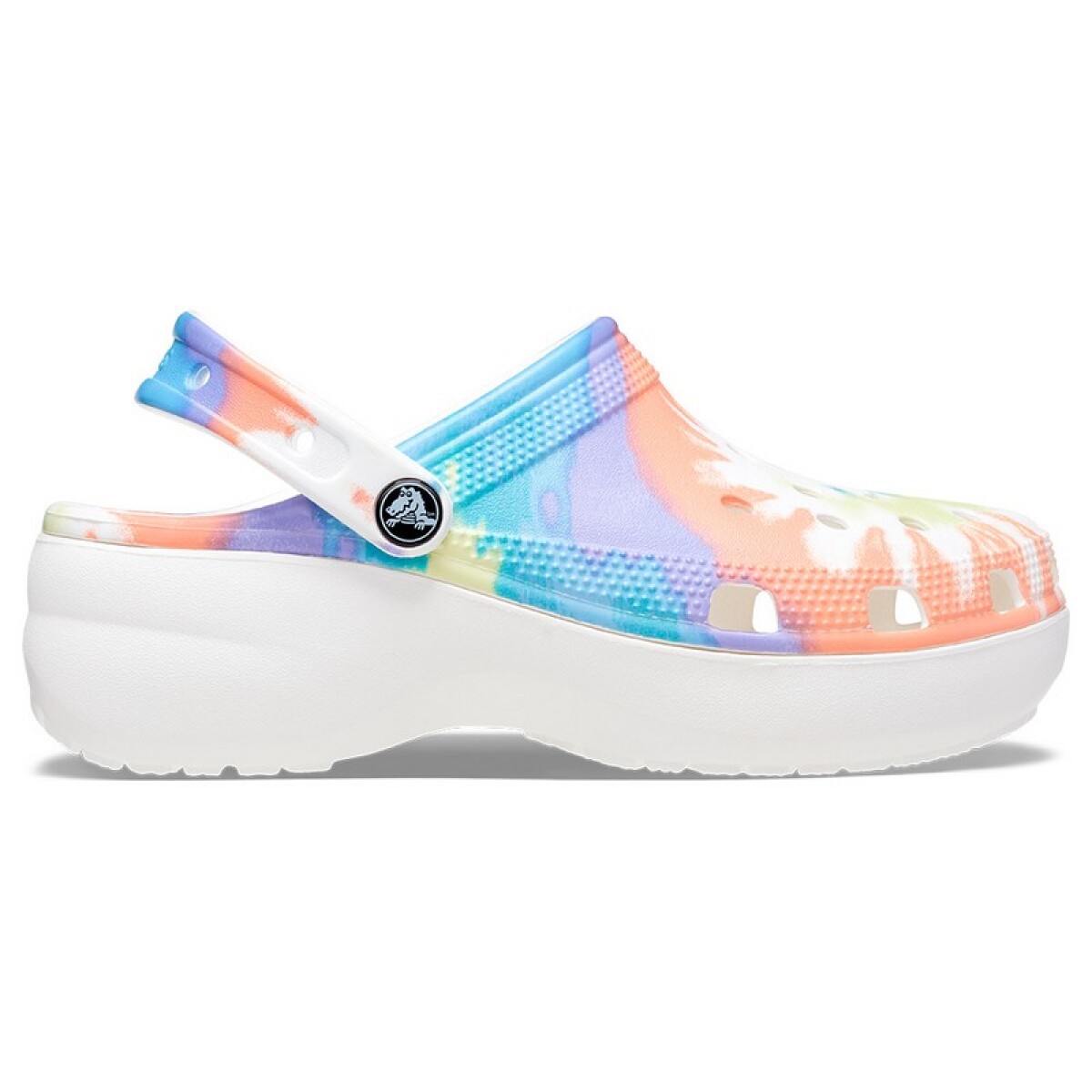 Crocs Classic Platform Tie-Dye Graphic - Multicolor 