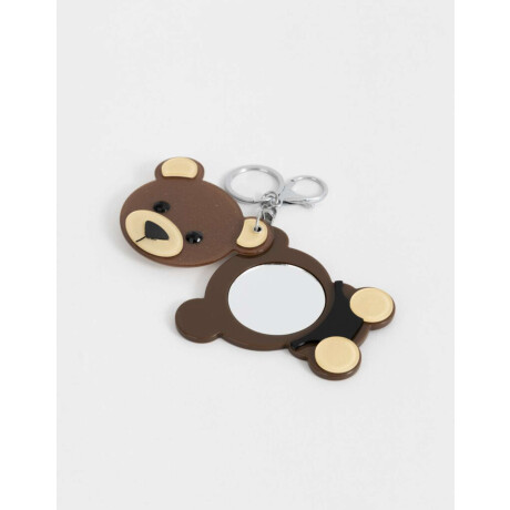 Llavero Y Charm De Osito Marron Chocolate