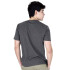 TSHIRT MEN COTT/POLY EVERLAST LUNGE BROWN M6 S CH
