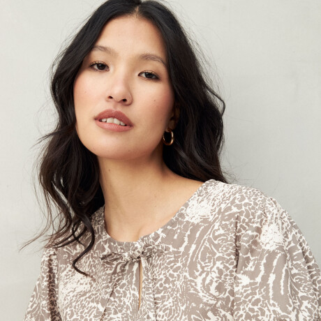 BLUSA WYNN PRINTED Animal Print