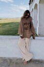 Sweater Wine Camel