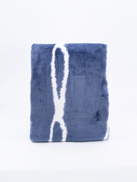 MANTA FLANNEL PRINT AZUL OSCURO