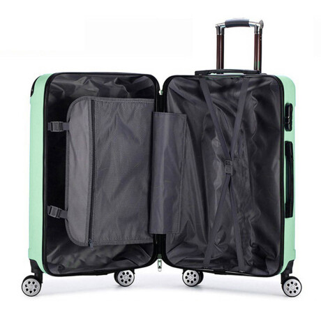 Valija Rígida 20'' Resistente Impermeable 4 Ruedas Verde