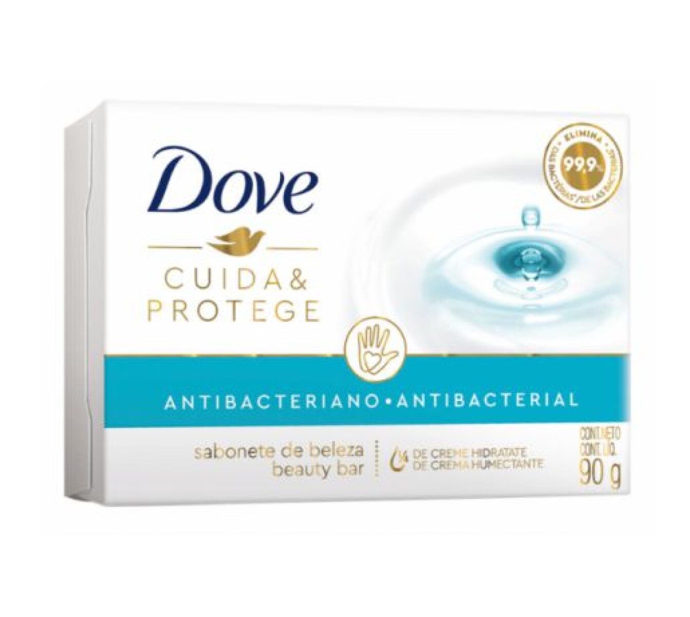 Dove Jabón en Barra Cuidado Profundo 90 g – Hidratación y Protección
