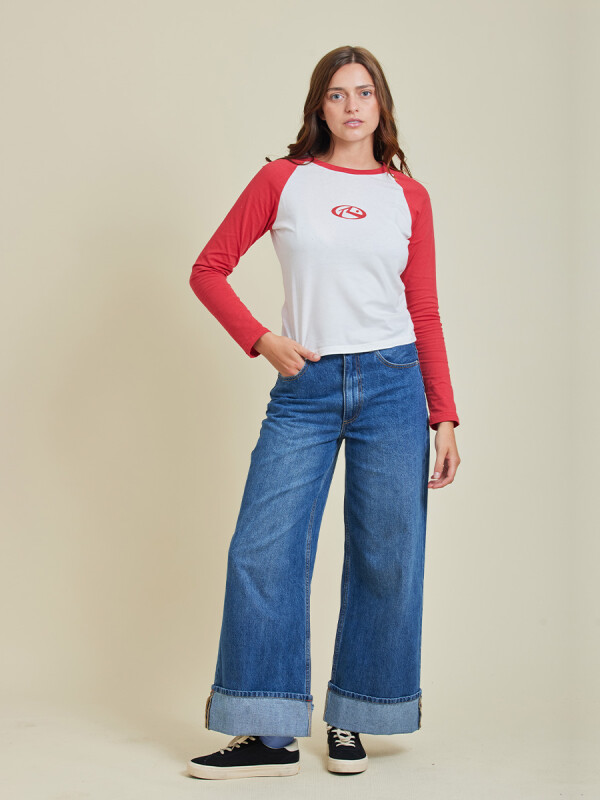 T-SHIRT SAULA RUSTY Rojo