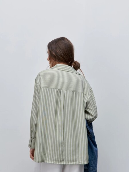 CAMISA D.CASSIN DANAE M.L VERDE