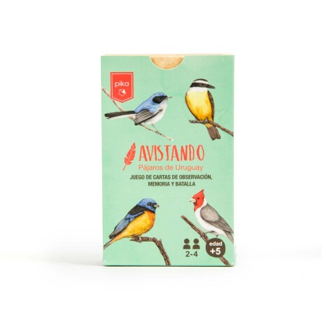 CARTAS CARTON AVISTANDO PÁJAROS DE URUGUAY