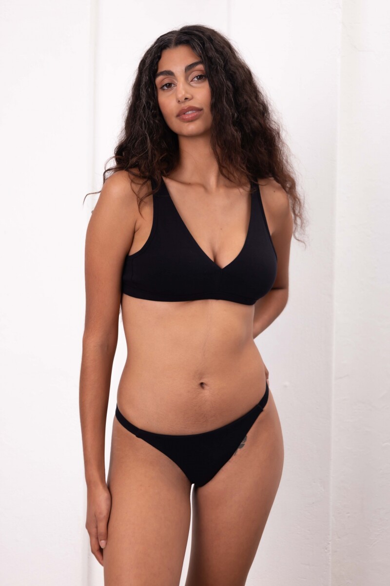 Vedetina Bella Less Algodón – Versión less de bella, ligera y cómoda - Negro 