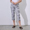 Capri Pull On Print NEGRO/BLANCO