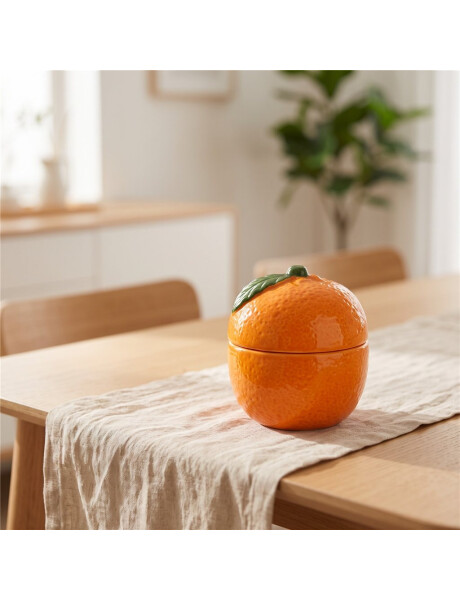 VELA AROMATICA DE FRUTA CON TAPA NARANJA VELA AROMATICA DE FRUTA CON TAPA NARANJA