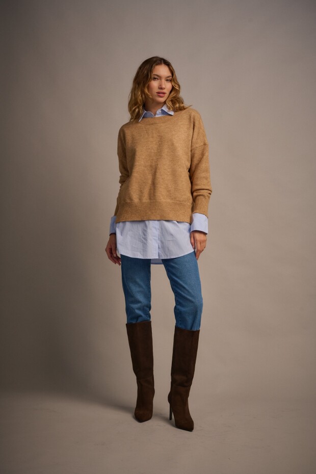 Sweater Liven Camel
