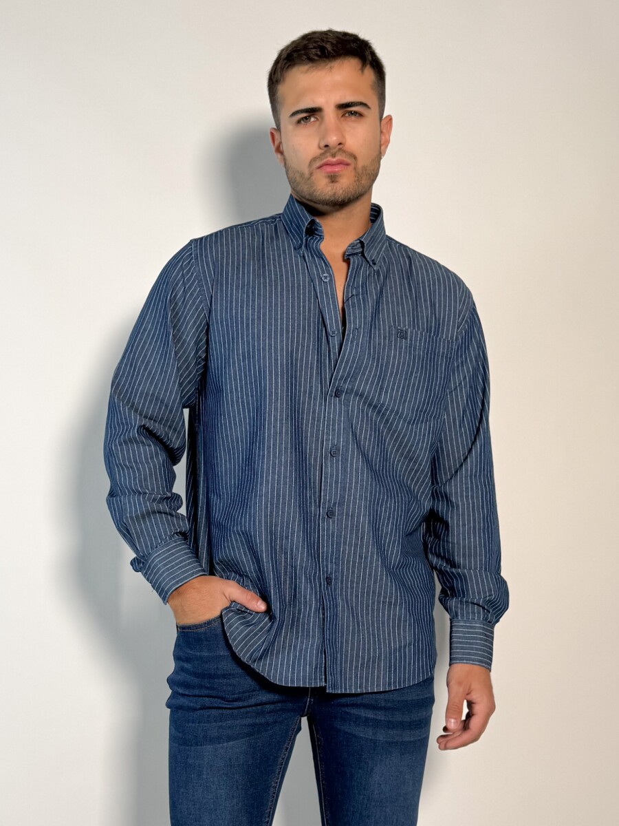 Camisa de jean Cerbero - Navy 