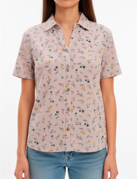 CAMISA ESTAMPADA Amarillo