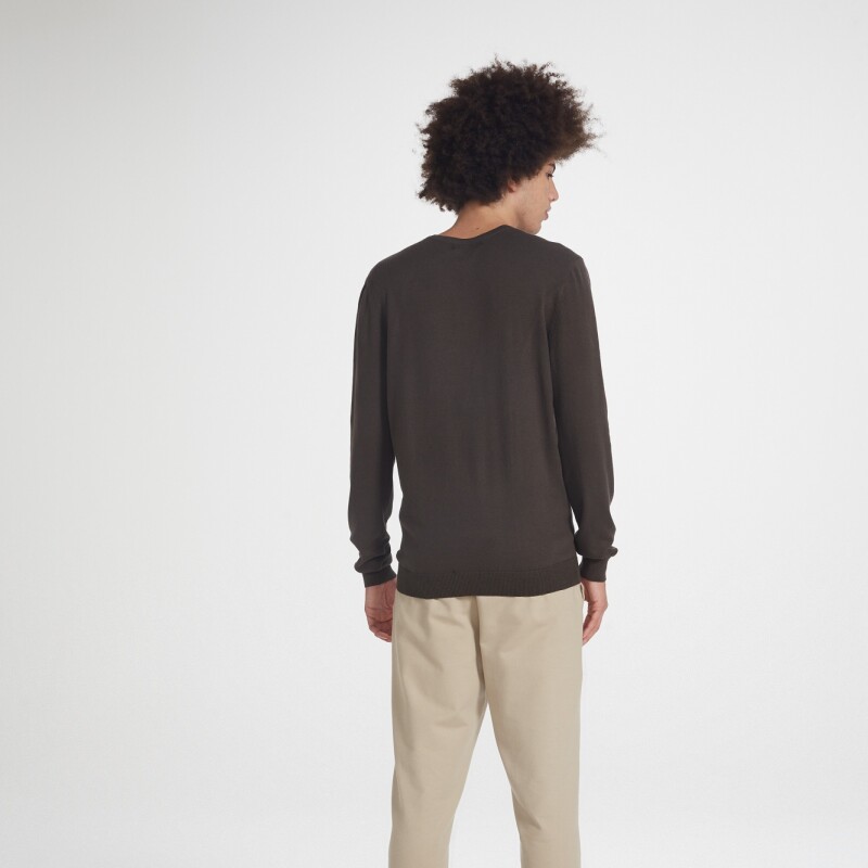 BLUSAO MASCULINO ADULTO (SWEATER) CINZA ESCURO