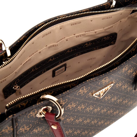 Cartera Guess Noelle Mediana Marrón 0