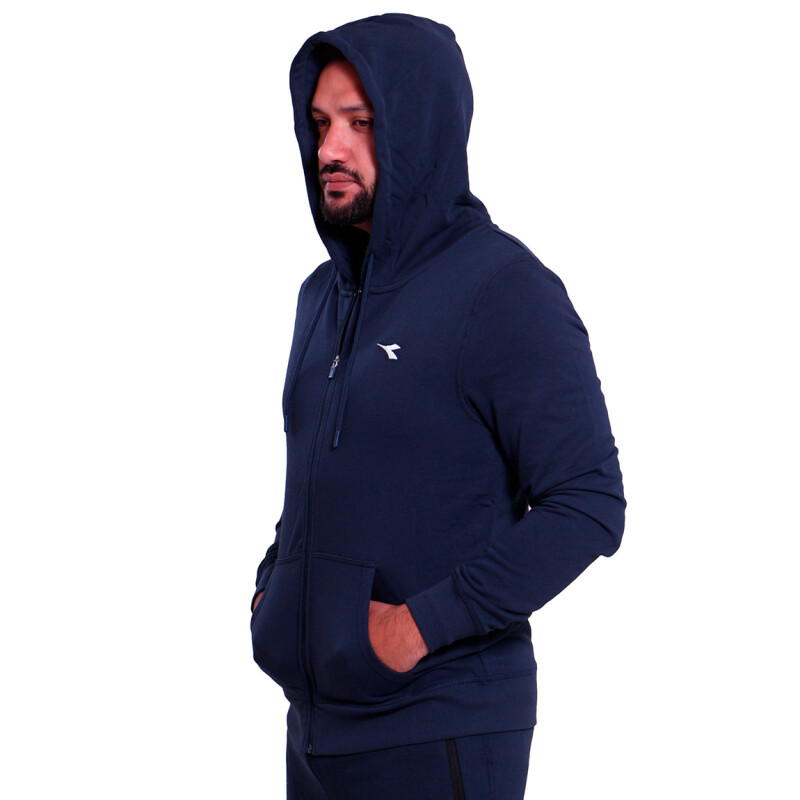 Campera Diadora Hombre Sin Felpa Marino