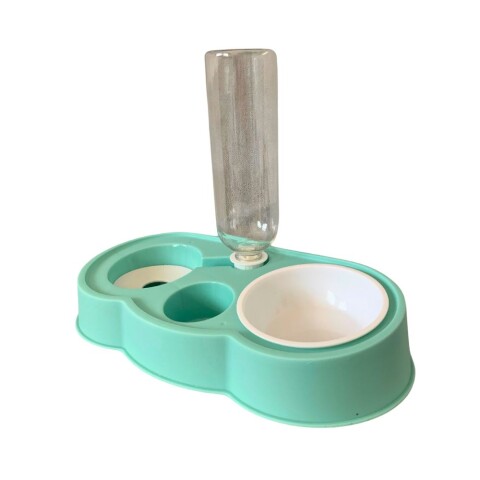 Bowl Doble Chico 500 ml Azul (antiderrame) Bowl Doble Chico 500 ml Azul (antiderrame)