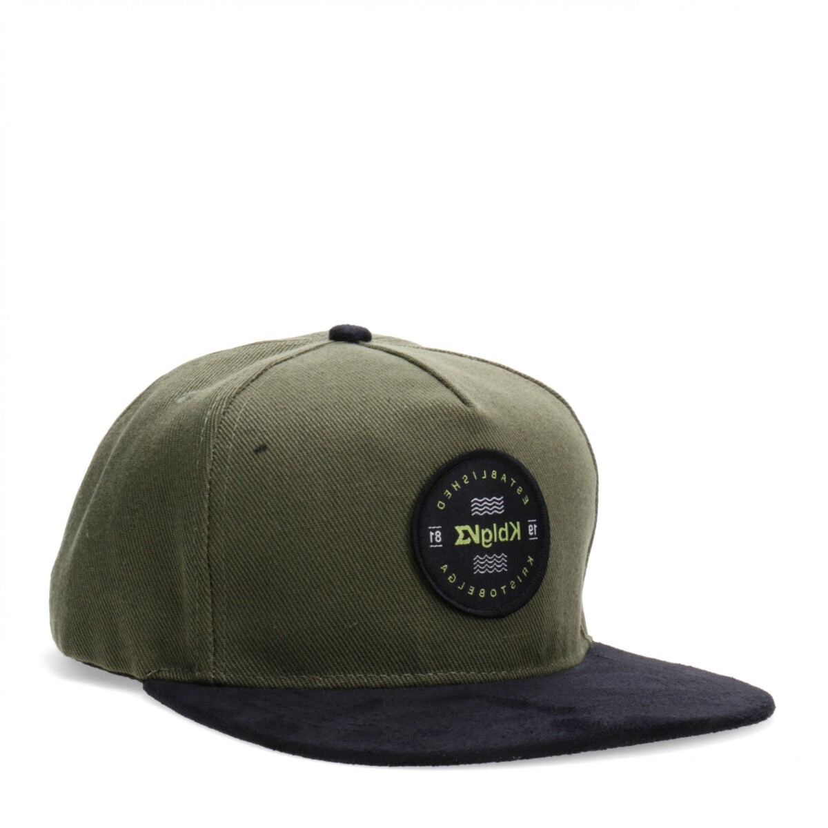 Gorro KristoBelga Visera Parche KristoBelga - Verde - Negro 