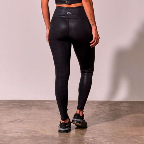 Pantalón Largo Legging Reptil de Mujer Negro