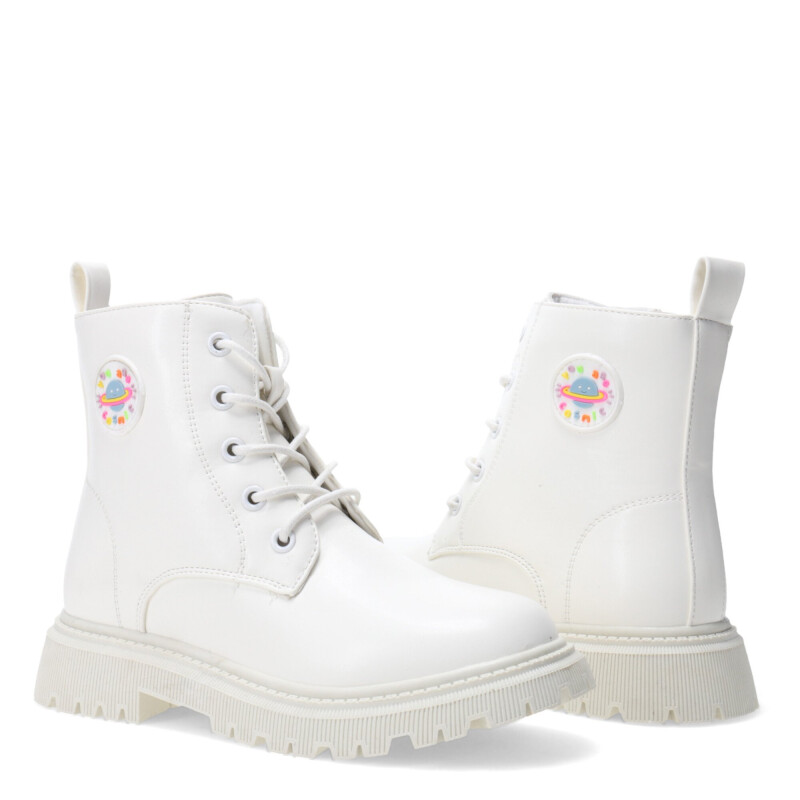 Botas de Niña MINI Miss Carol Tilu Blanco Hueso