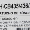 TONER PARA HP CB435 / M1120 / M1522 TONER PARA HP CB435 / M1120 / M1522