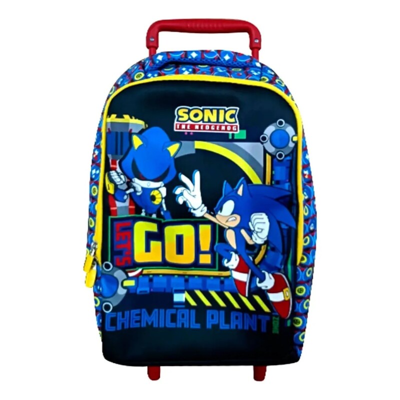 Mochila Sonic Neopreno Con Carro 37cm Mochila Sonic Neopreno Con Carro 37cm