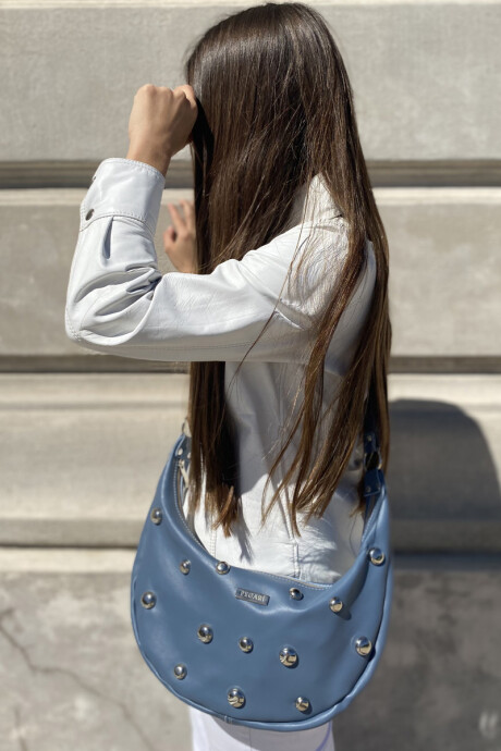 Cartera Milos Celeste