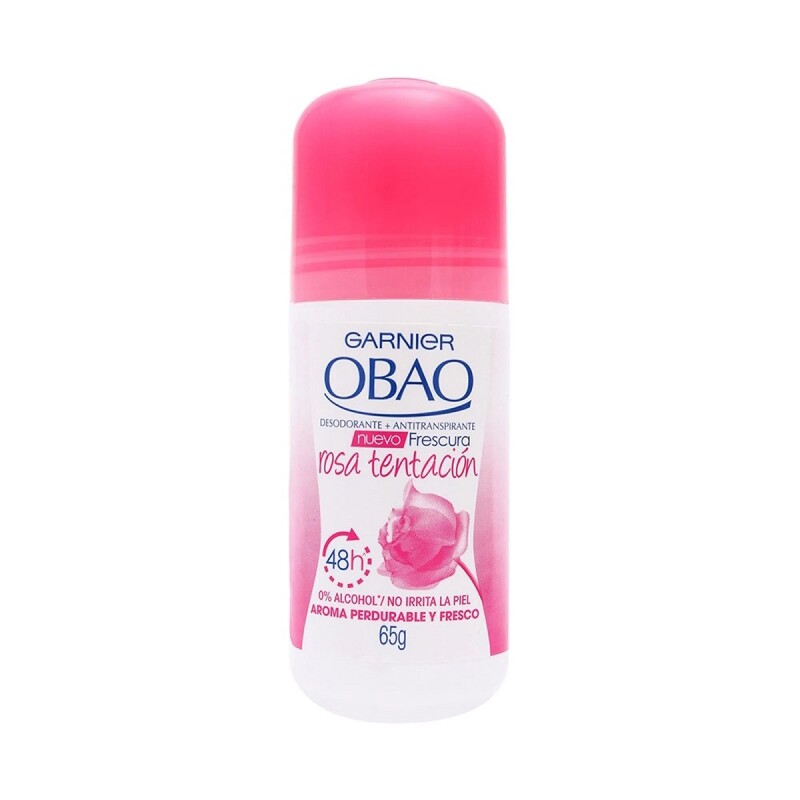 Desodorante Roll On Obao Rosa Tentacion 65 Grs. Desodorante Roll On Obao Rosa Tentacion 65 Grs.