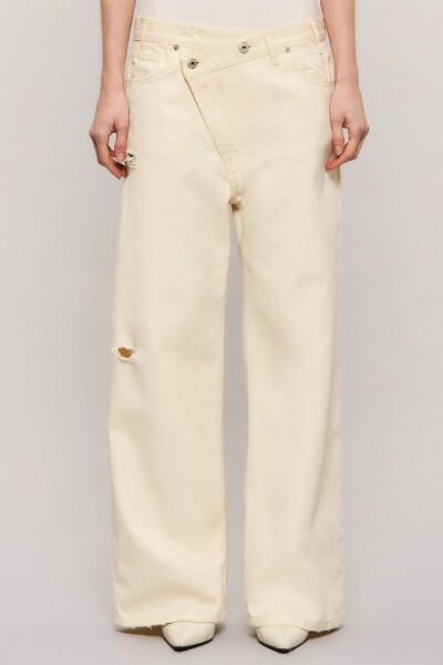 PANTALON ETERNAL CROSSED IVORY Crudo