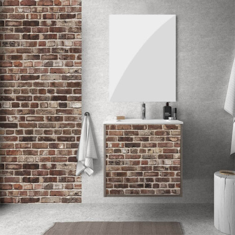 Set 12 Revestimiento 70x77 3D Piedra Adhesivo Pared Gris