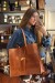 Leather Tote Bag Caramel