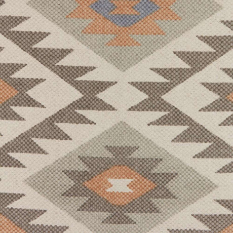 Alfombra REINROSE 65x140 rombos colores Multicolor