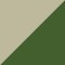 Camisa Suspiro Combinada Beige y Verde