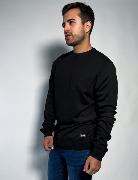 Sweater tejido Sigur Negro