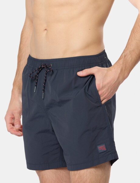 SHORT DE BAÑO LISO Azul