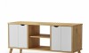 Rack para TV 2 Puertas - Linea Dublin Blanco