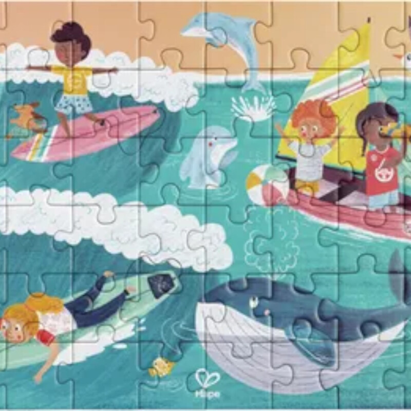 Juego de Mesa Puzzle Mar 3 en 1 Hape Juego de Mesa Puzzle Mar 3 en 1 Hape
