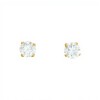 Caravanas Solitario oro- Oro bajo - Zirconia - CA8174 conpiedra