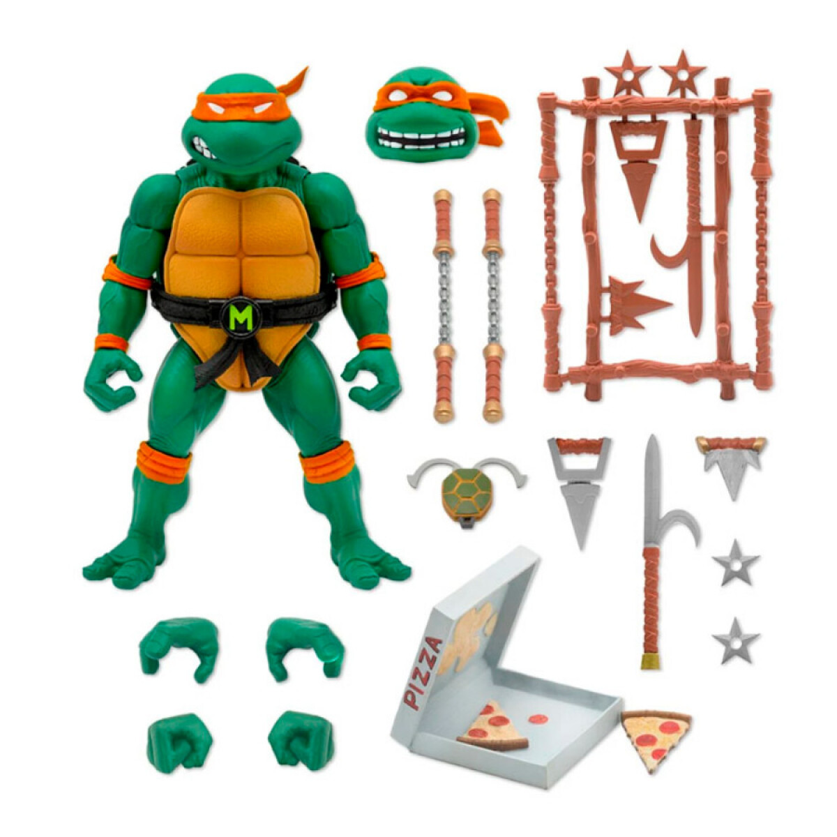 Michelangelo - TMNT Tortugas Ninja Super 7 Ultimates 